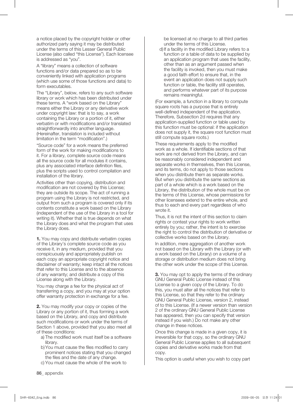 Samsung SHR-6040 User Manual | Page 90 / 96