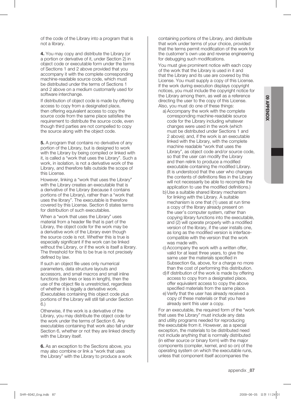 Samsung SHR-6040 User Manual | Page 91 / 96
