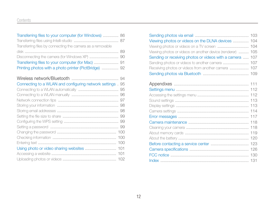 Samsung CL80 User Manual | Page 13 / 135