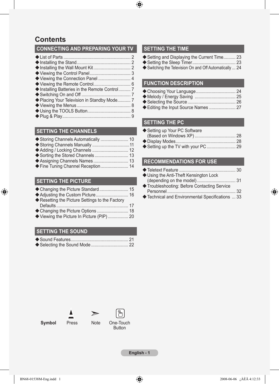 Samsung BN68-01538M-00 User Manual | Page 3 / 35