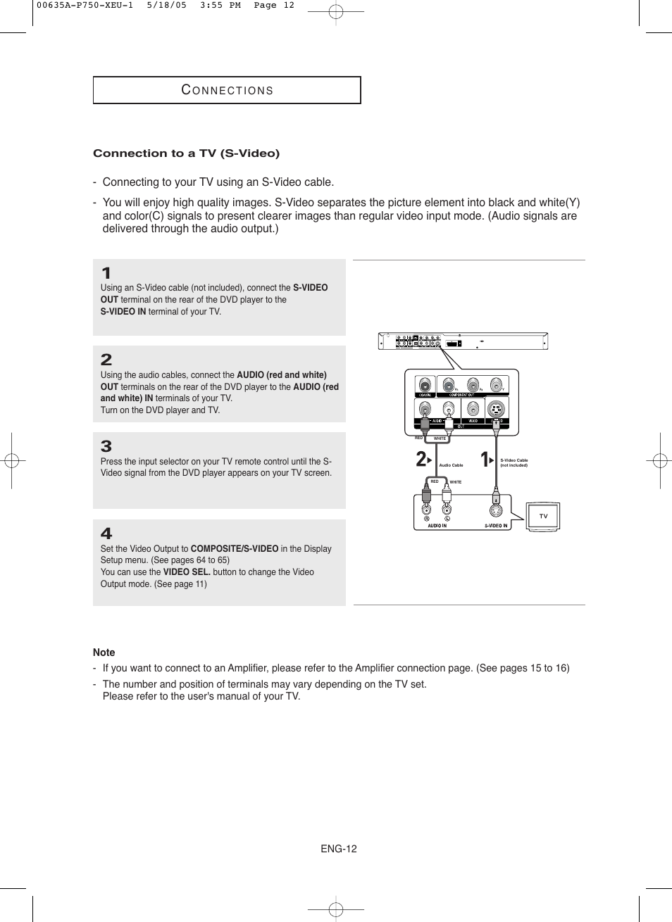 Samsung DVD-P750 User Manual | Page 12 / 76