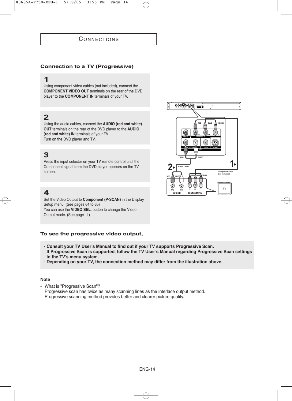 Samsung DVD-P750 User Manual | Page 14 / 76