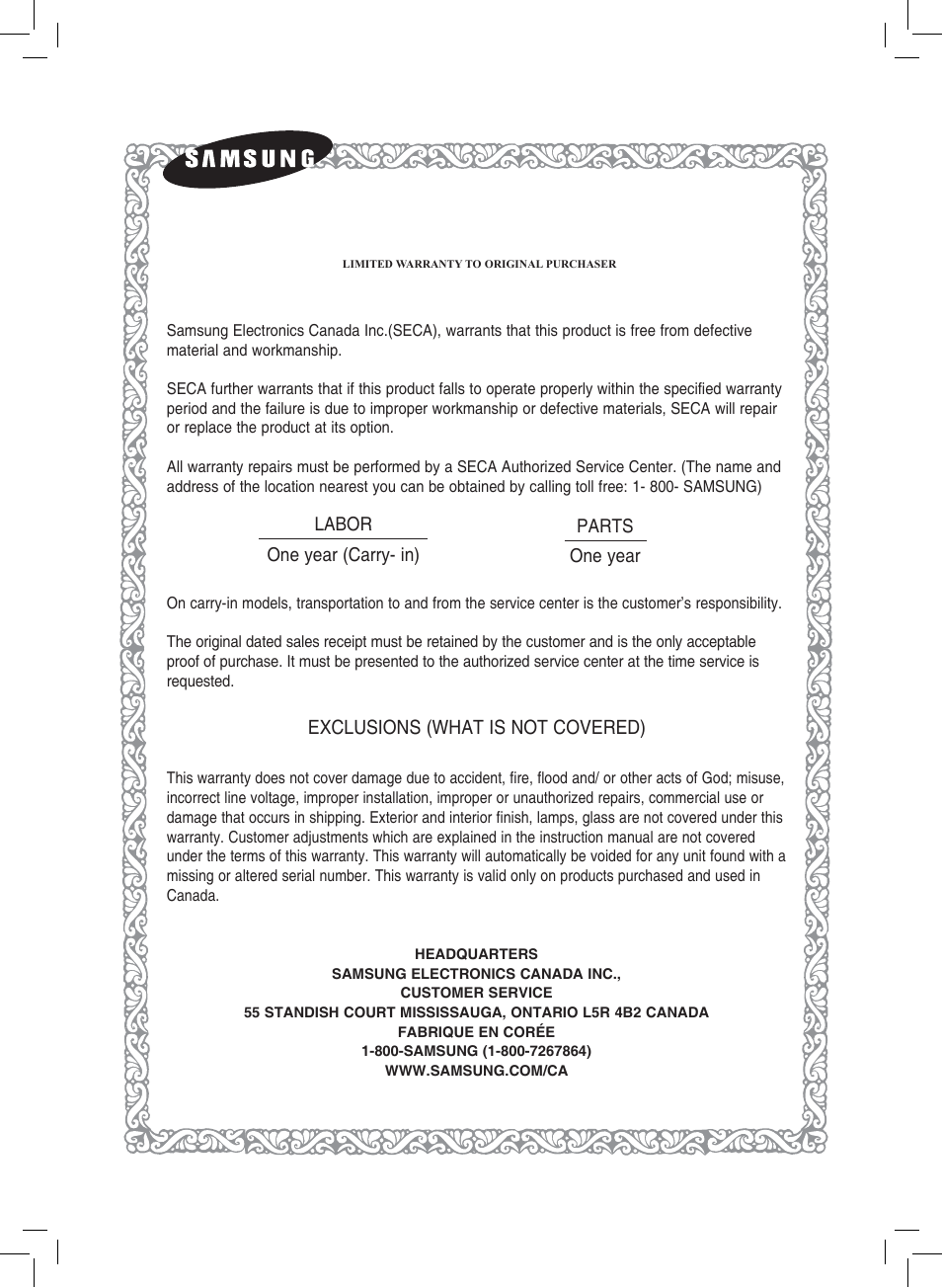 Samsung HT-Z120 User Manual | Page 60 / 61