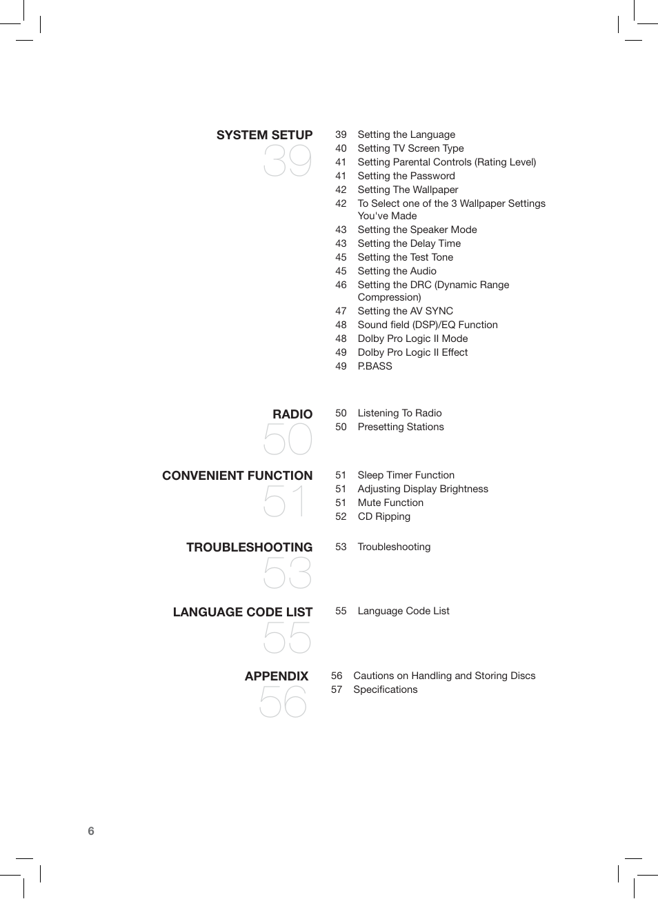 Samsung HT-Z120 User Manual | Page 7 / 61