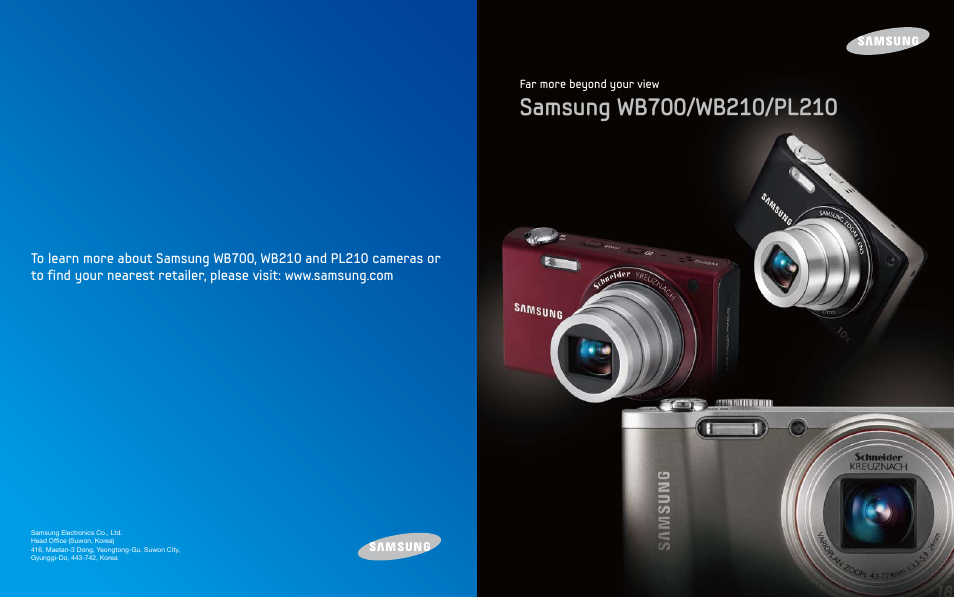 Samsung WB210 User Manual | 8 pages