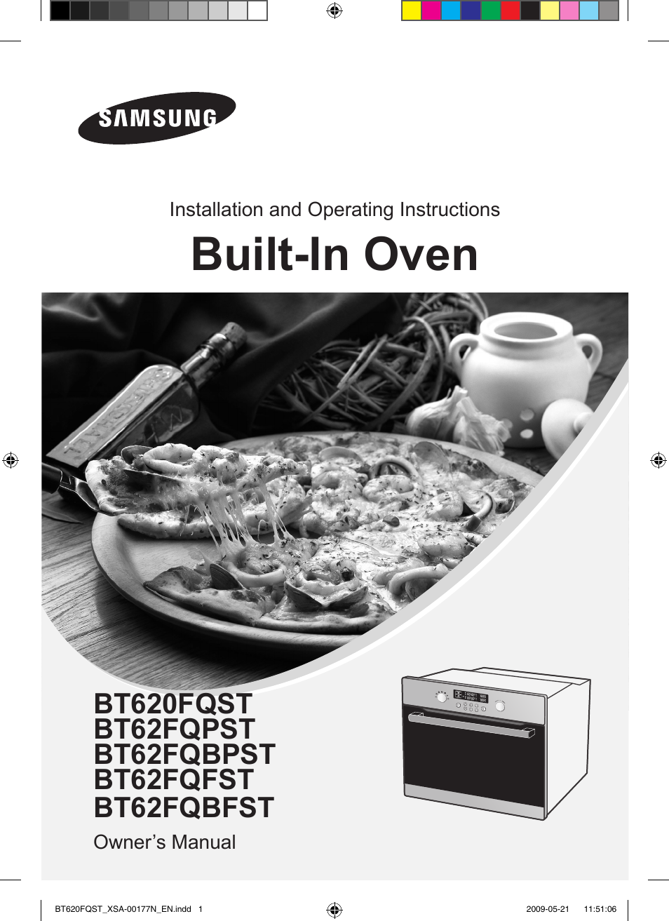 Samsung BT62FQFST User Manual | 52 pages