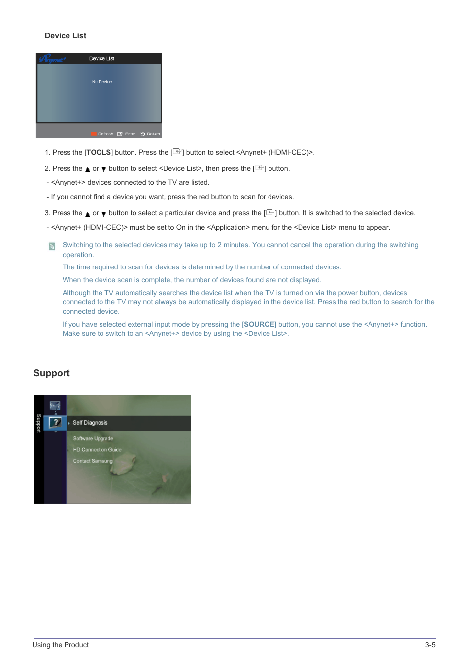 Support | Samsung SyncMaster XL2270HD User Manual | Page 53 / 68