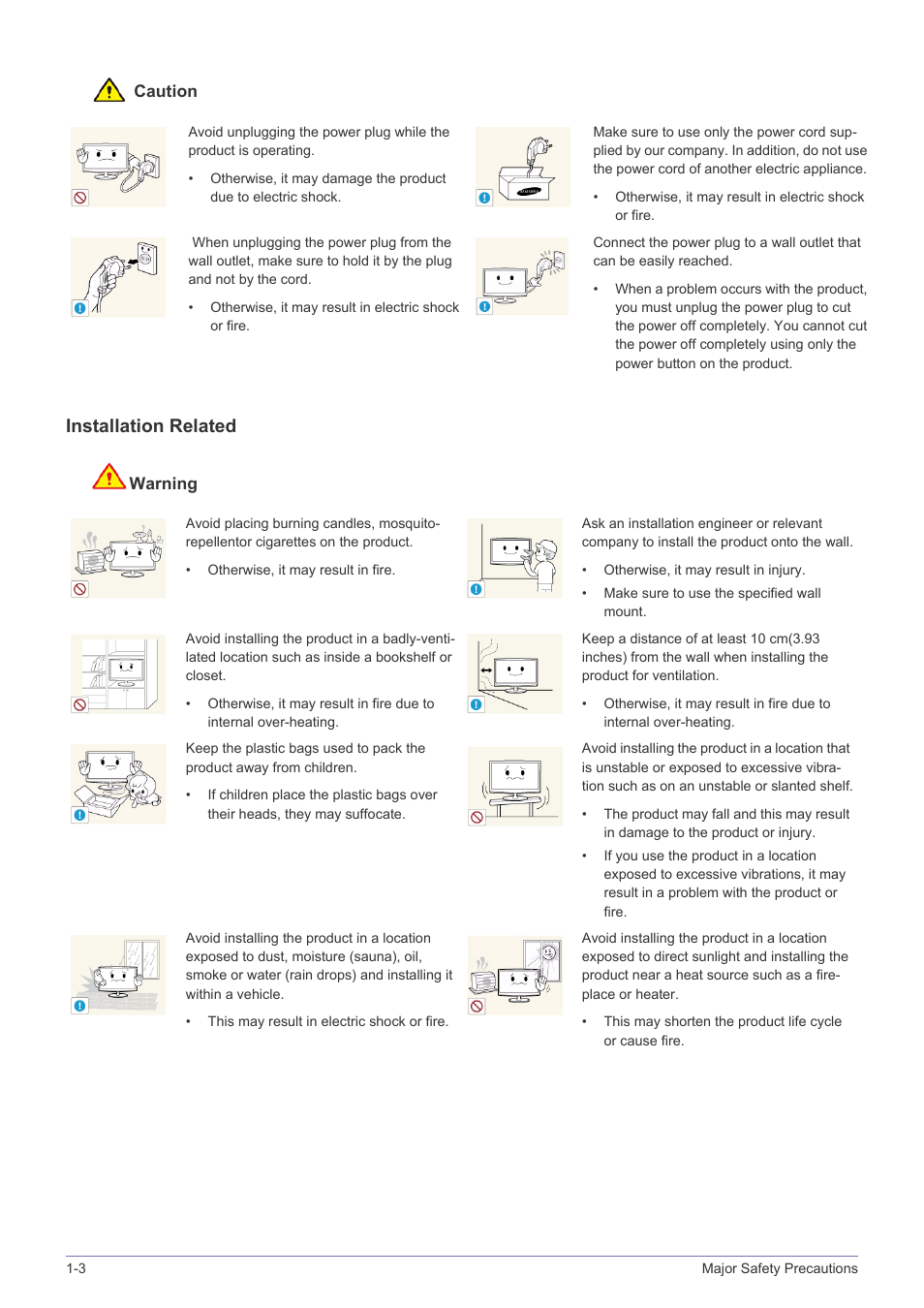 Installation related | Samsung SyncMaster XL2270HD User Manual | Page 6 / 68