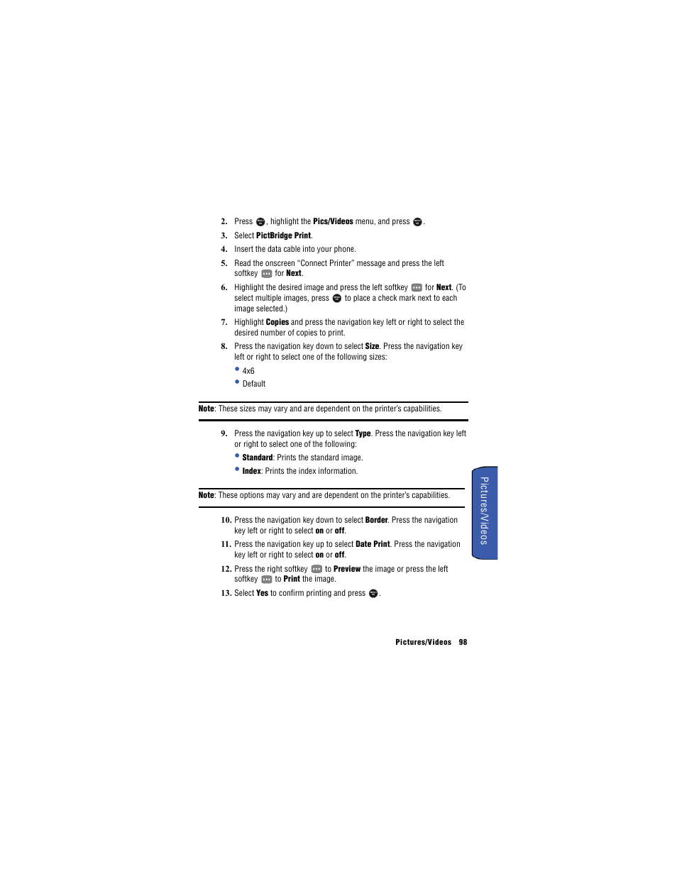 Samsung SH-u740 User Manual | Page 105 / 154