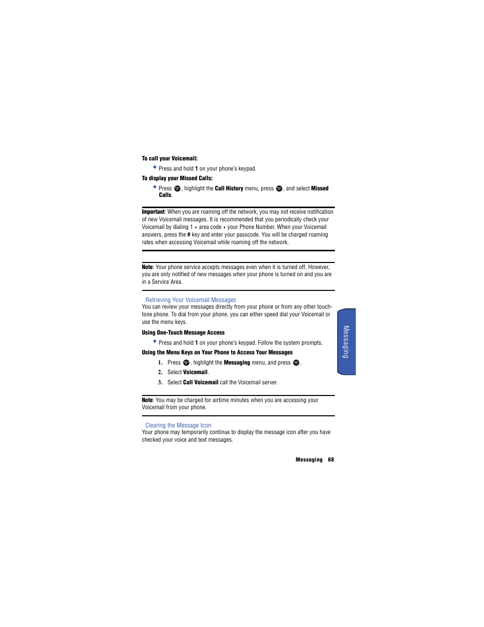 Messaging | Samsung SH-u740 User Manual | Page 75 / 154