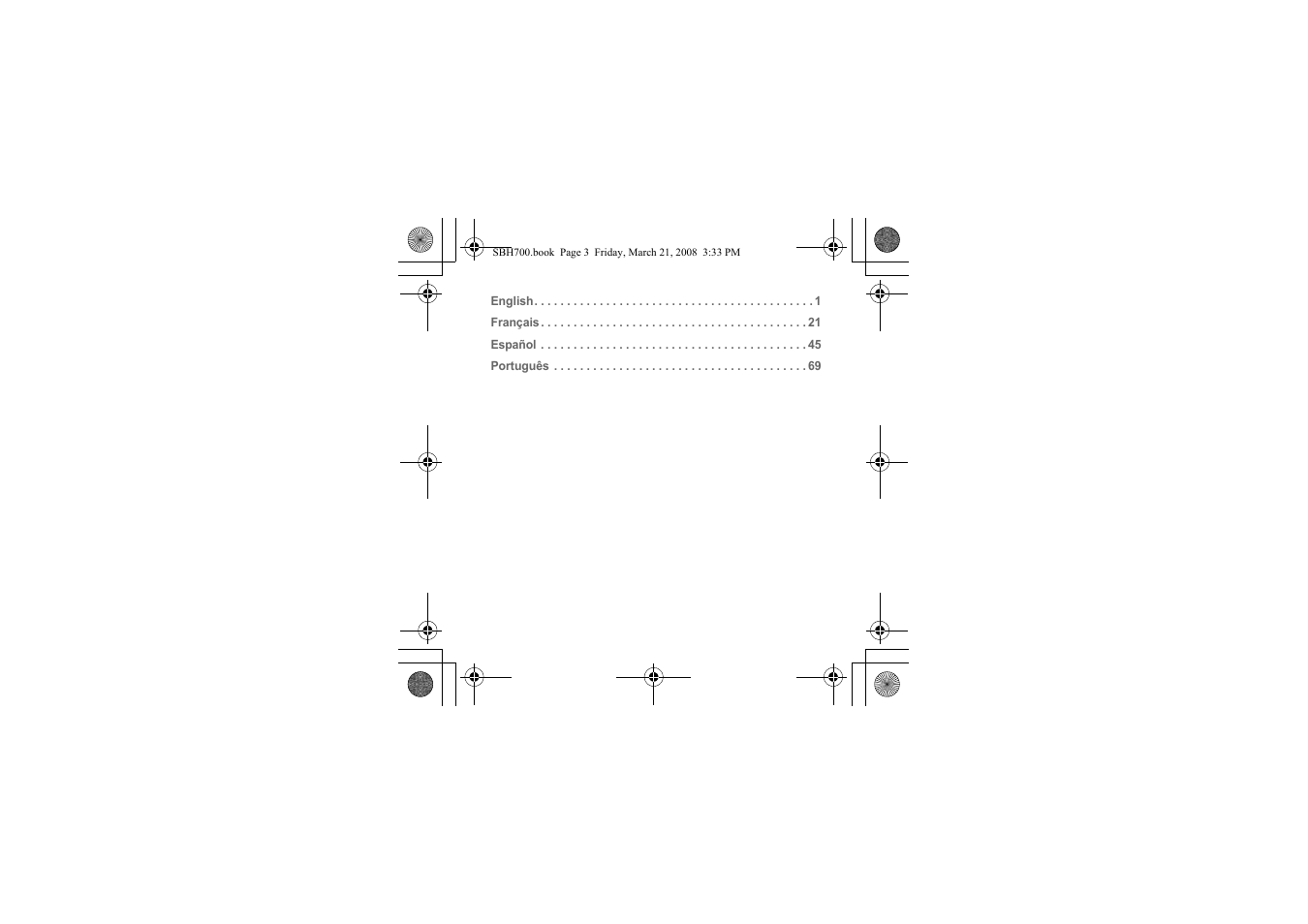 Samsung SBH700 User Manual | Page 3 / 94