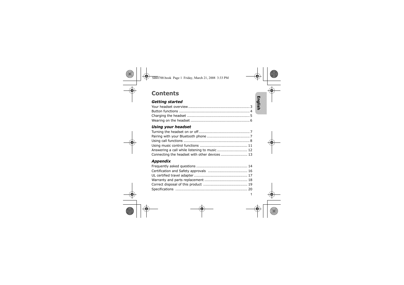 Samsung SBH700 User Manual | Page 4 / 94