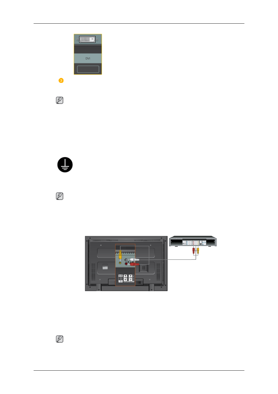 Connecting to other devices, Connecting av devices | Samsung 400TSn User Manual | Page 29 / 115
