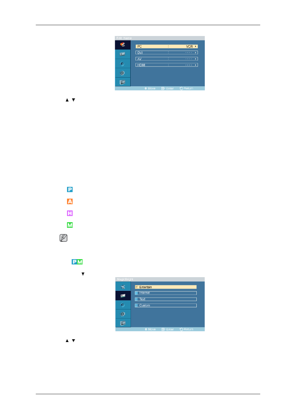 Picture [pc / dvi / magicinfo mode, Magicbright | Samsung 400TSn User Manual | Page 53 / 115
