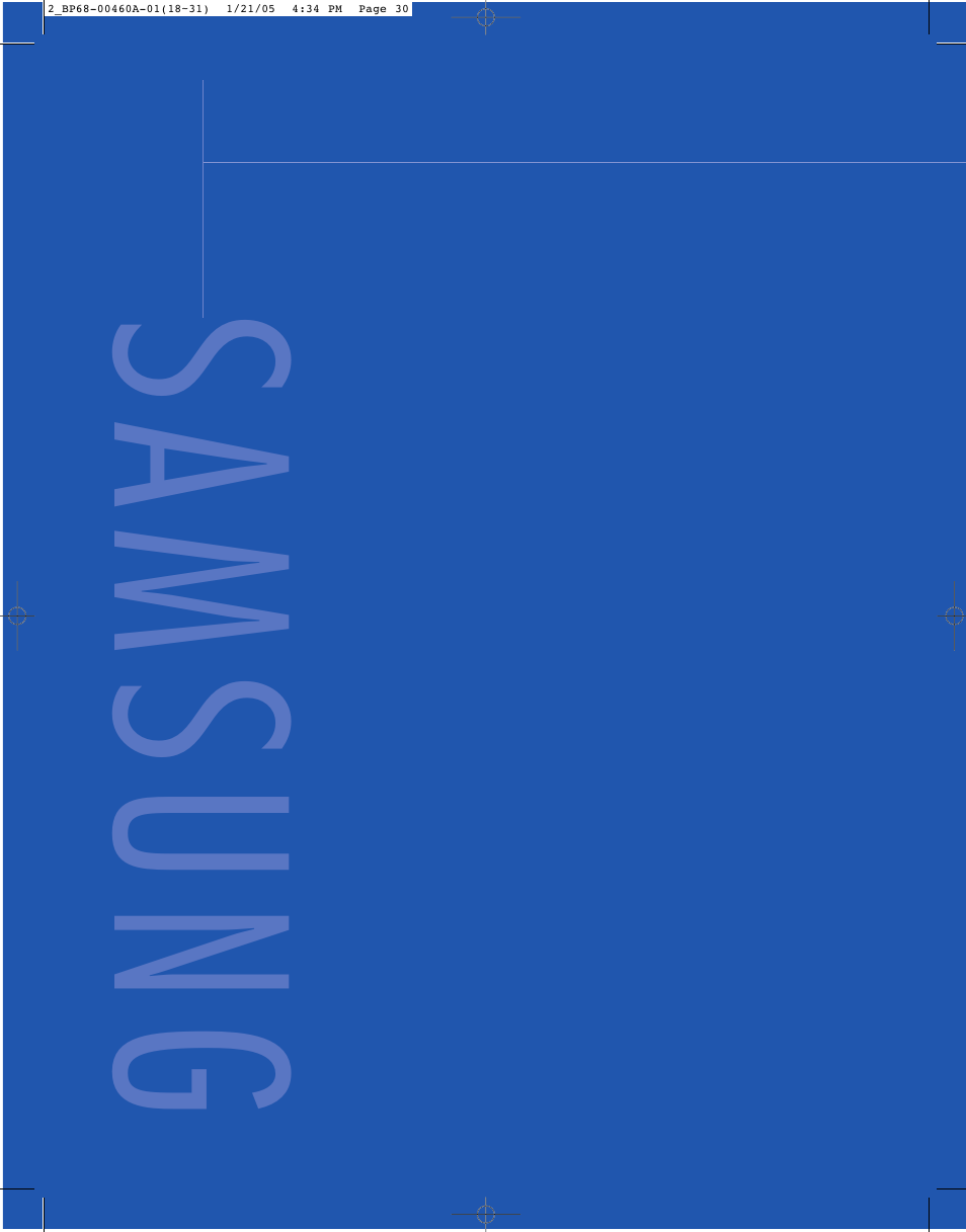 Samsung | Samsung HL-R4677W User Manual | Page 30 / 104