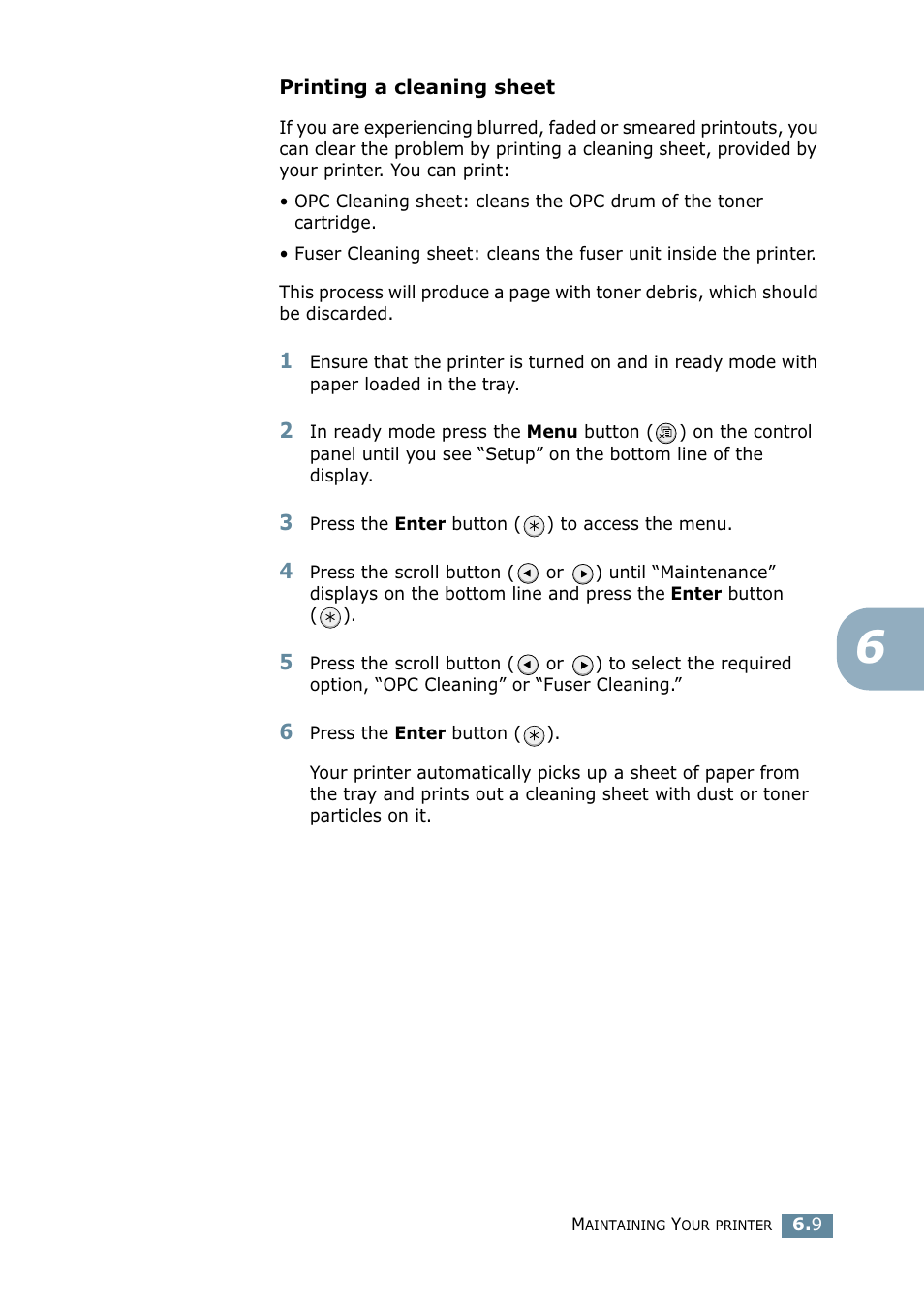 Samsung ML 2550 User Manual | Page 124 / 231