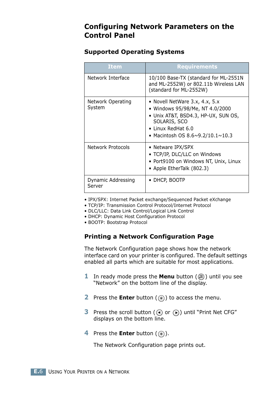 Samsung ML 2550 User Manual | Page 197 / 231