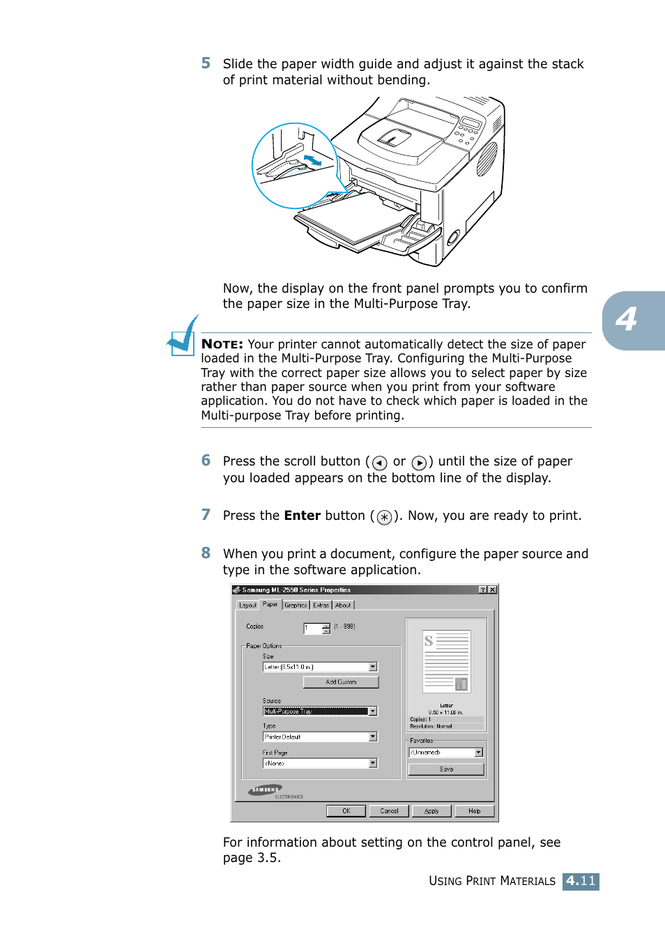 Samsung ML 2550 User Manual | Page 74 / 231