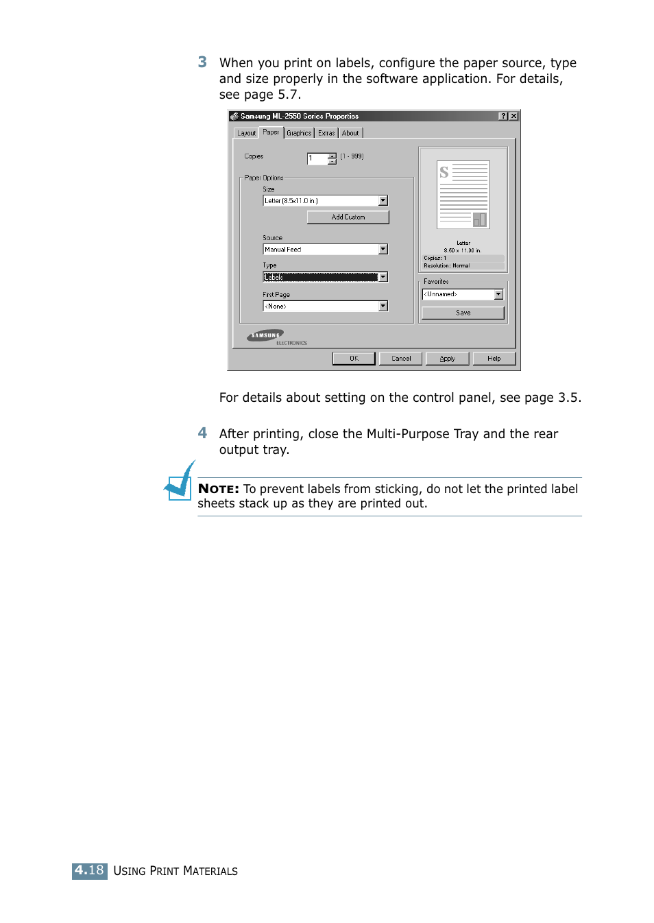 Samsung ML 2550 User Manual | Page 81 / 231