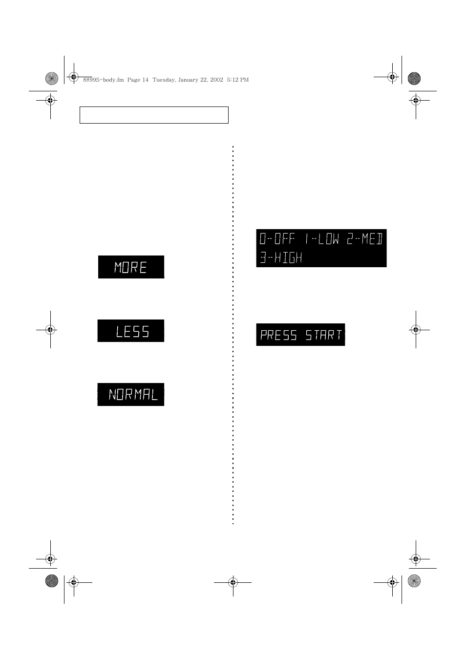 Samsung MS8899S User Manual | Page 14 / 32
