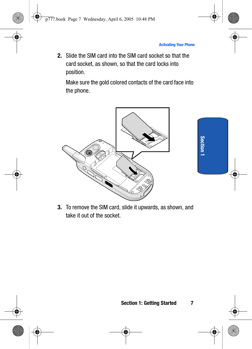 Samsung P O R T A B L E T R I - M O D E T E L E P H O N E SGH-P777 User Manual | Page 11 / 205