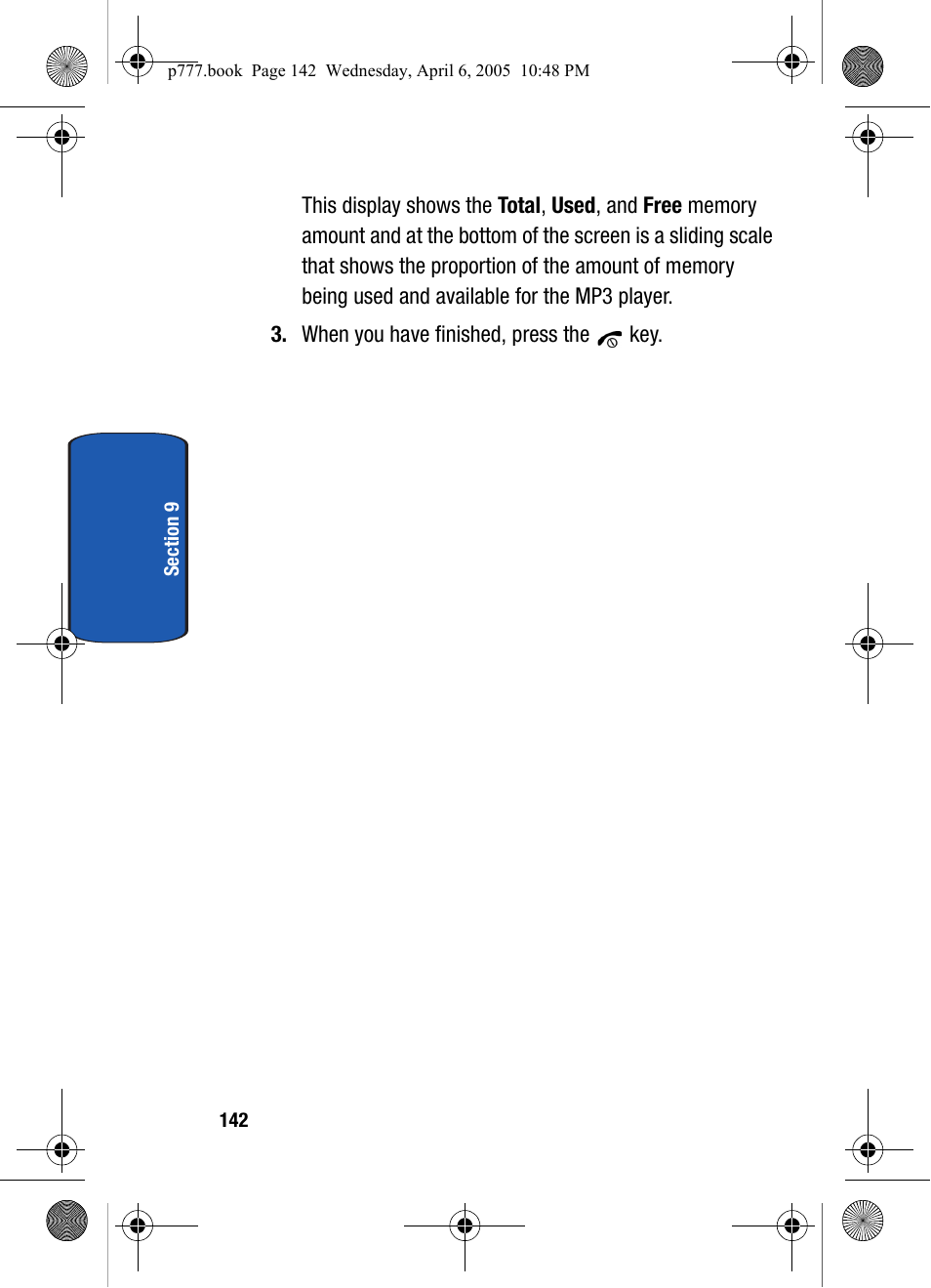 Samsung P O R T A B L E T R I - M O D E T E L E P H O N E SGH-P777 User Manual | Page 146 / 205