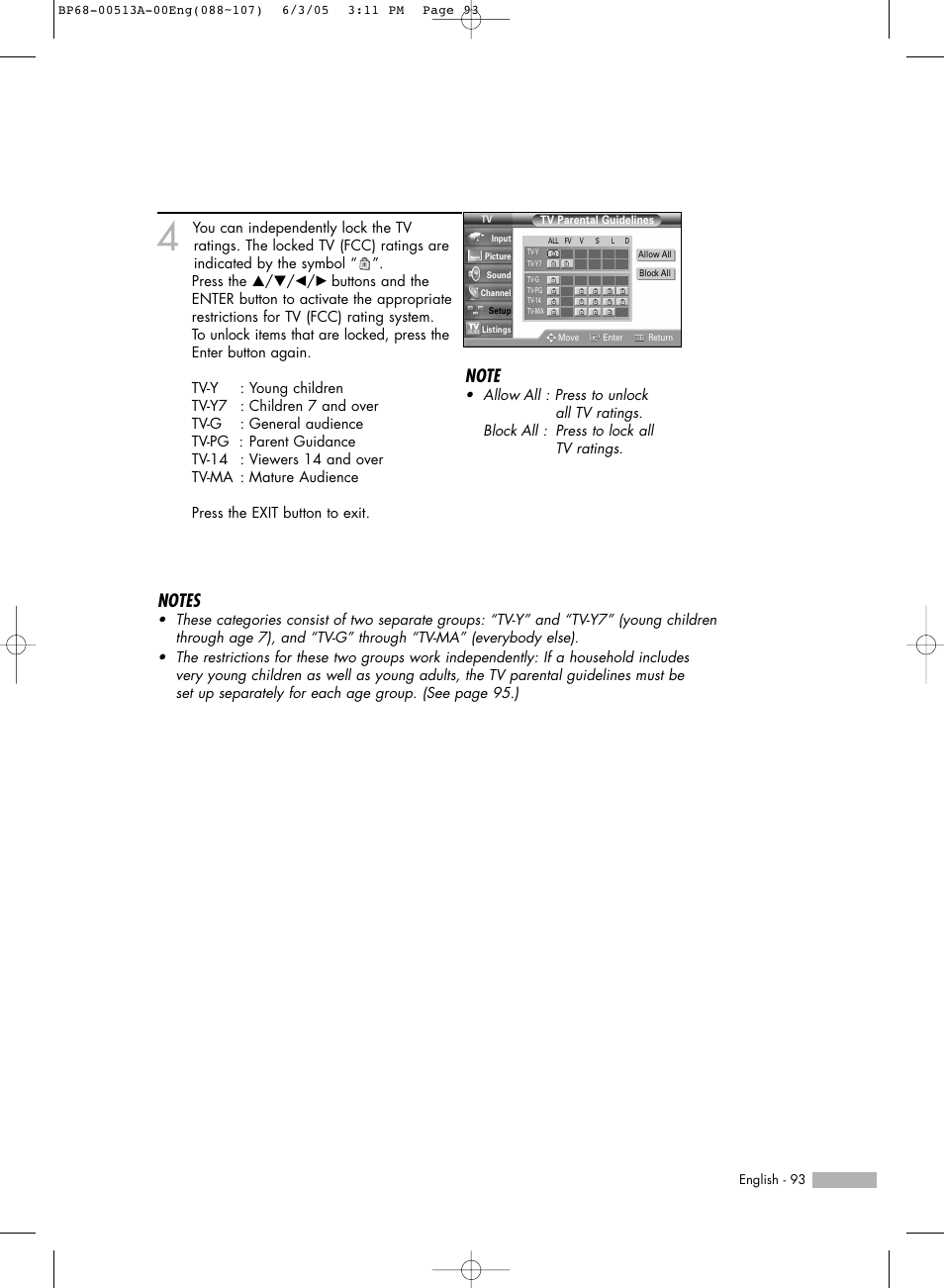 Samsung HL-R5678W User Manual | Page 93 / 144