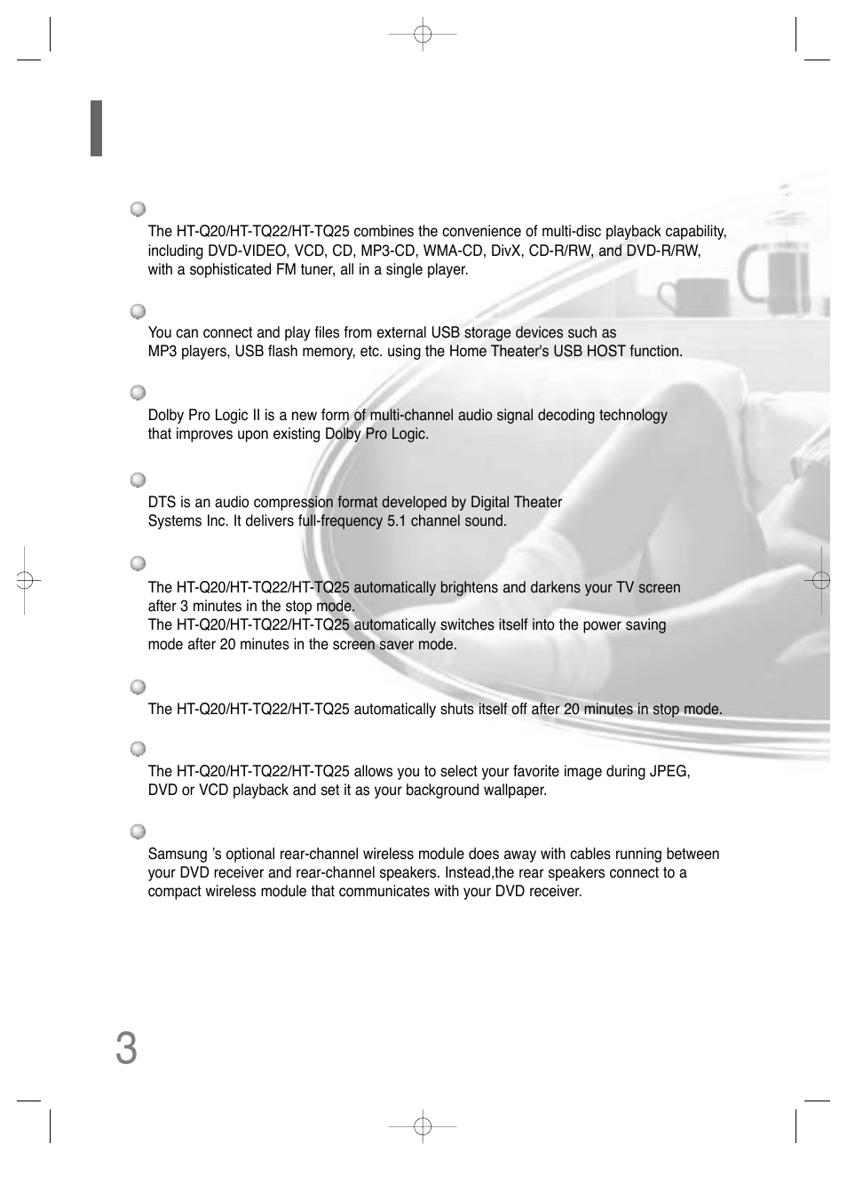 Samsung HT-TQ25 User Manual | Page 4 / 80