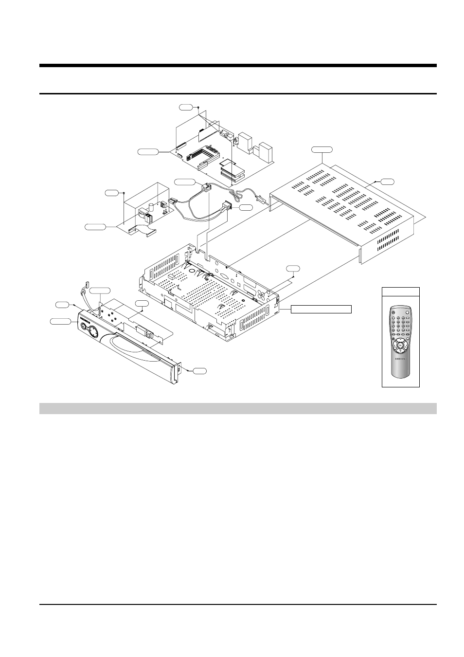 Exploded view and parts list | Samsung DSR9500EMVIA User Manual | Page 30 / 41