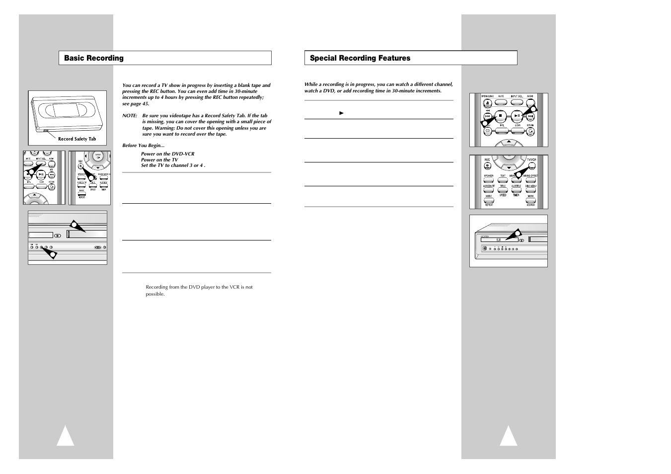 Open/close phones rec s.mode s.effect, Open/close channel dvd rec s.mode s.effect | Samsung CHT-420 User Manual | Page 24 / 32