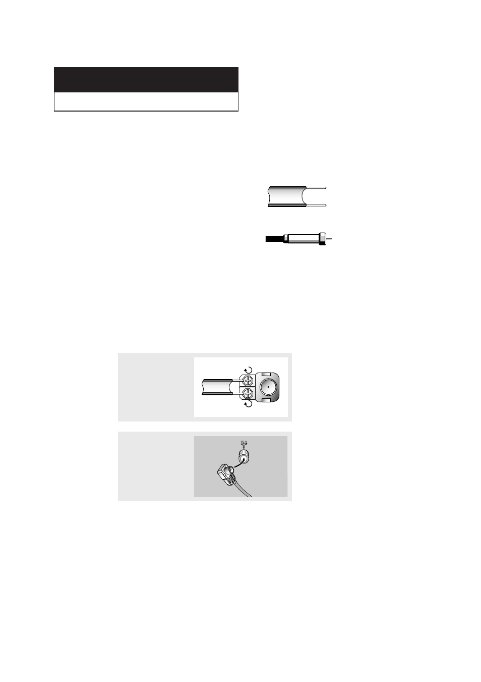 Connecting vhf and uhf antennas | Samsung CL25M5W User Manual | Page 14 / 54