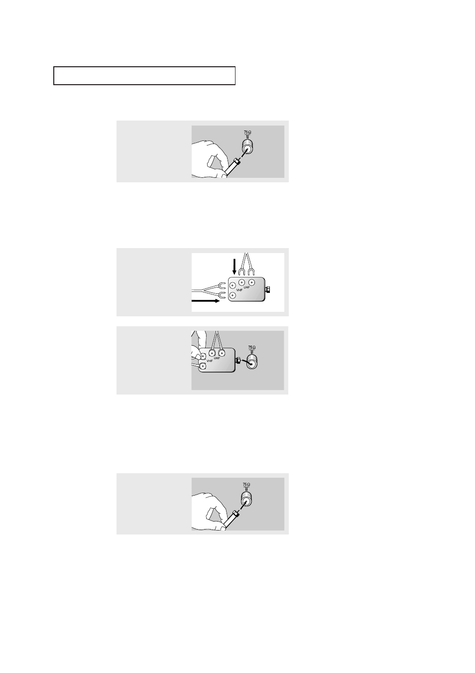 Connecting cable tv | Samsung CL25M5W User Manual | Page 15 / 54