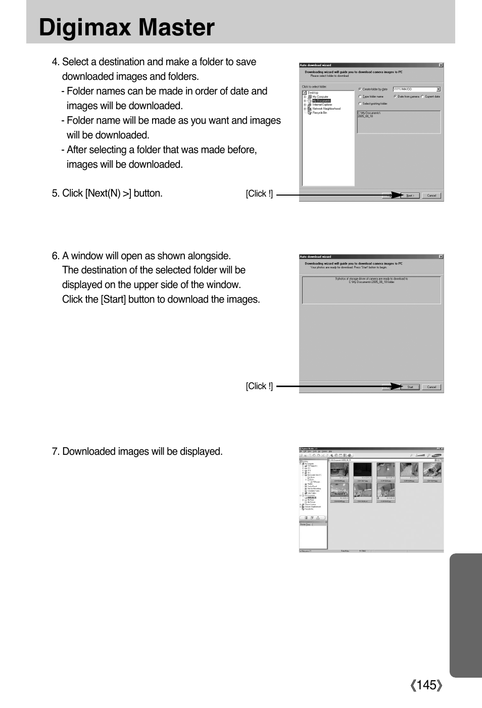 Digimax master | Samsung DIGIMAX i50 User Manual | Page 145 / 156