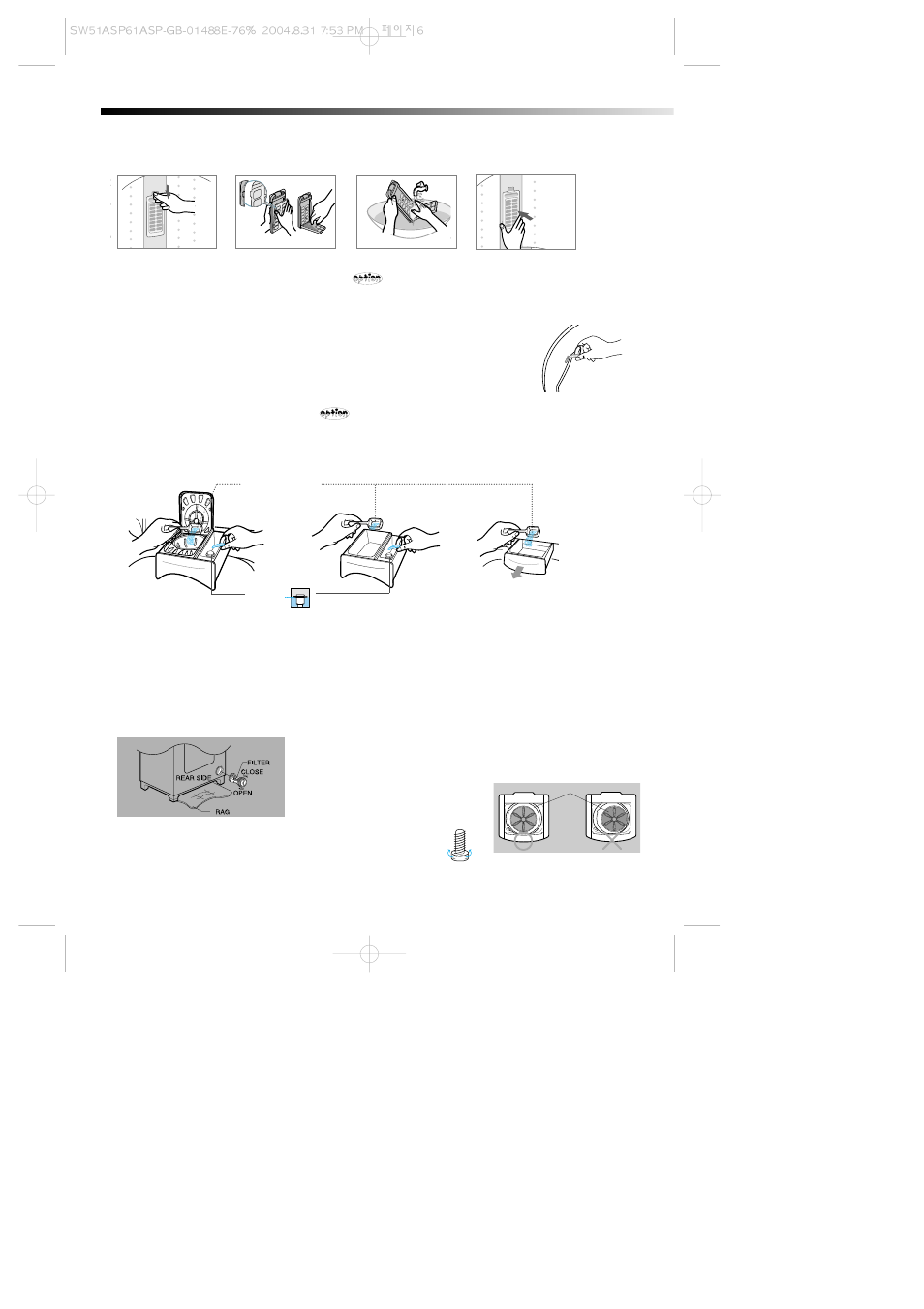 Samsung SW51ASP User Manual | Page 6 / 10