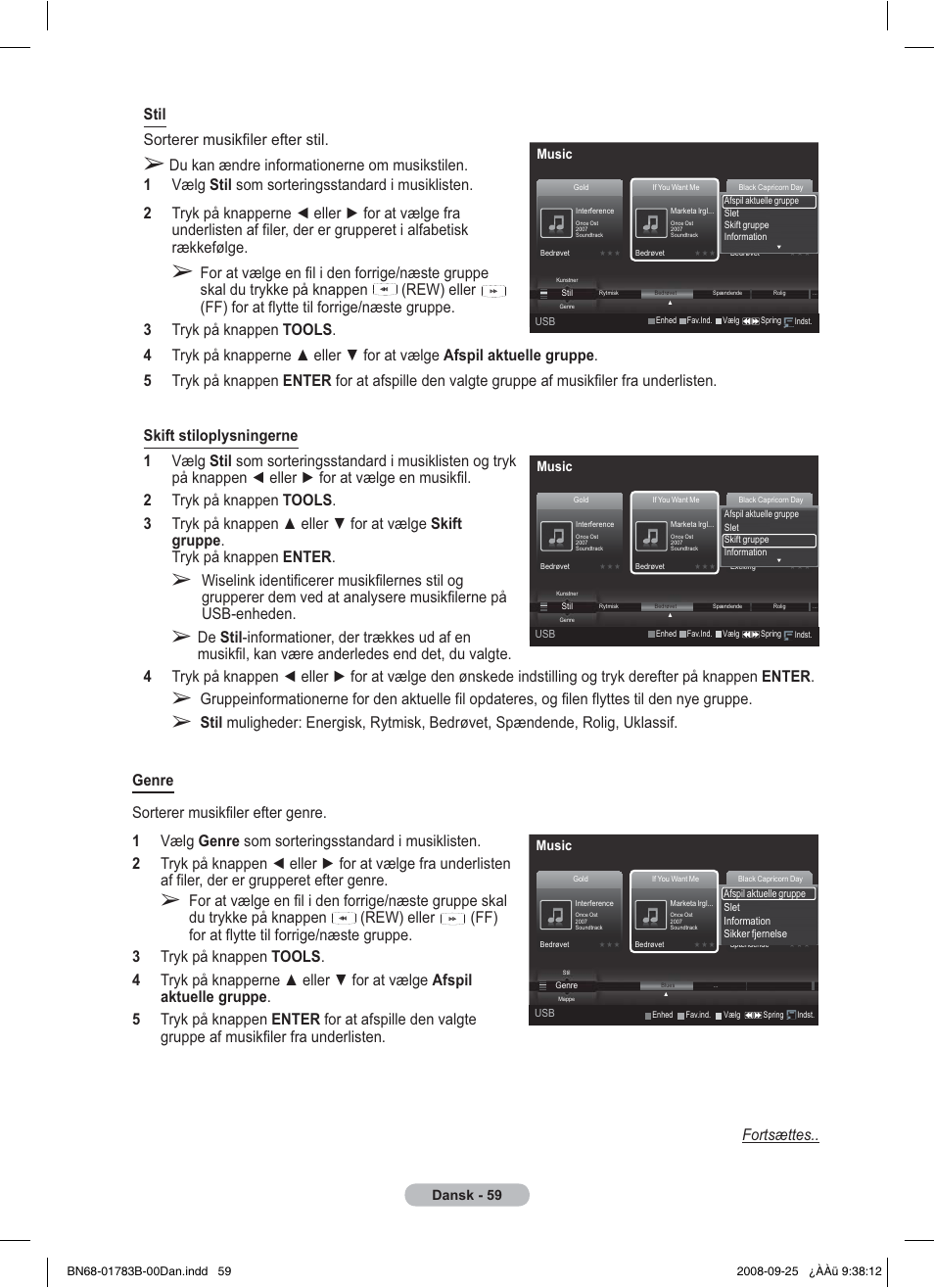 Fortsættes | Samsung BN68-01783B-00 User Manual | Page 293 / 389