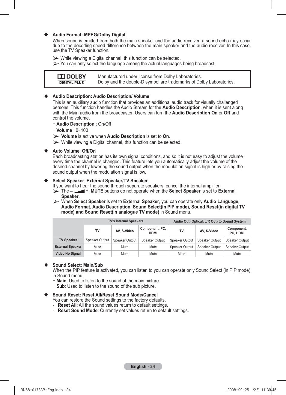 Samsung BN68-01783B-00 User Manual | Page 34 / 389