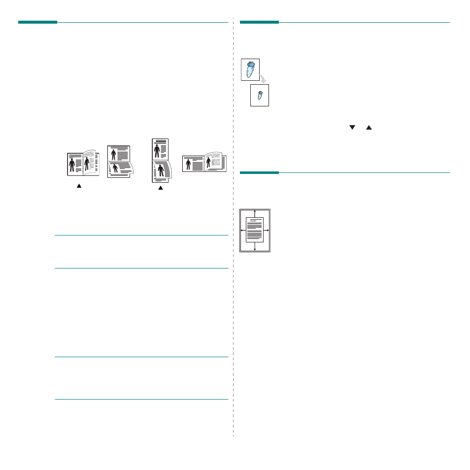 Printing on both sides of paper, Printing a reduced or enlarged document, Fitting your document to a selected paper size | Fitting your document to a selected paper | Samsung SCX-4X26 User Manual | Page 114 / 139