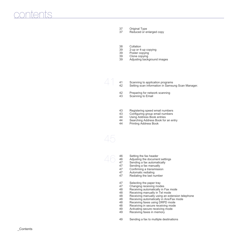 Samsung SCX-4X26 User Manual | Page 14 / 139