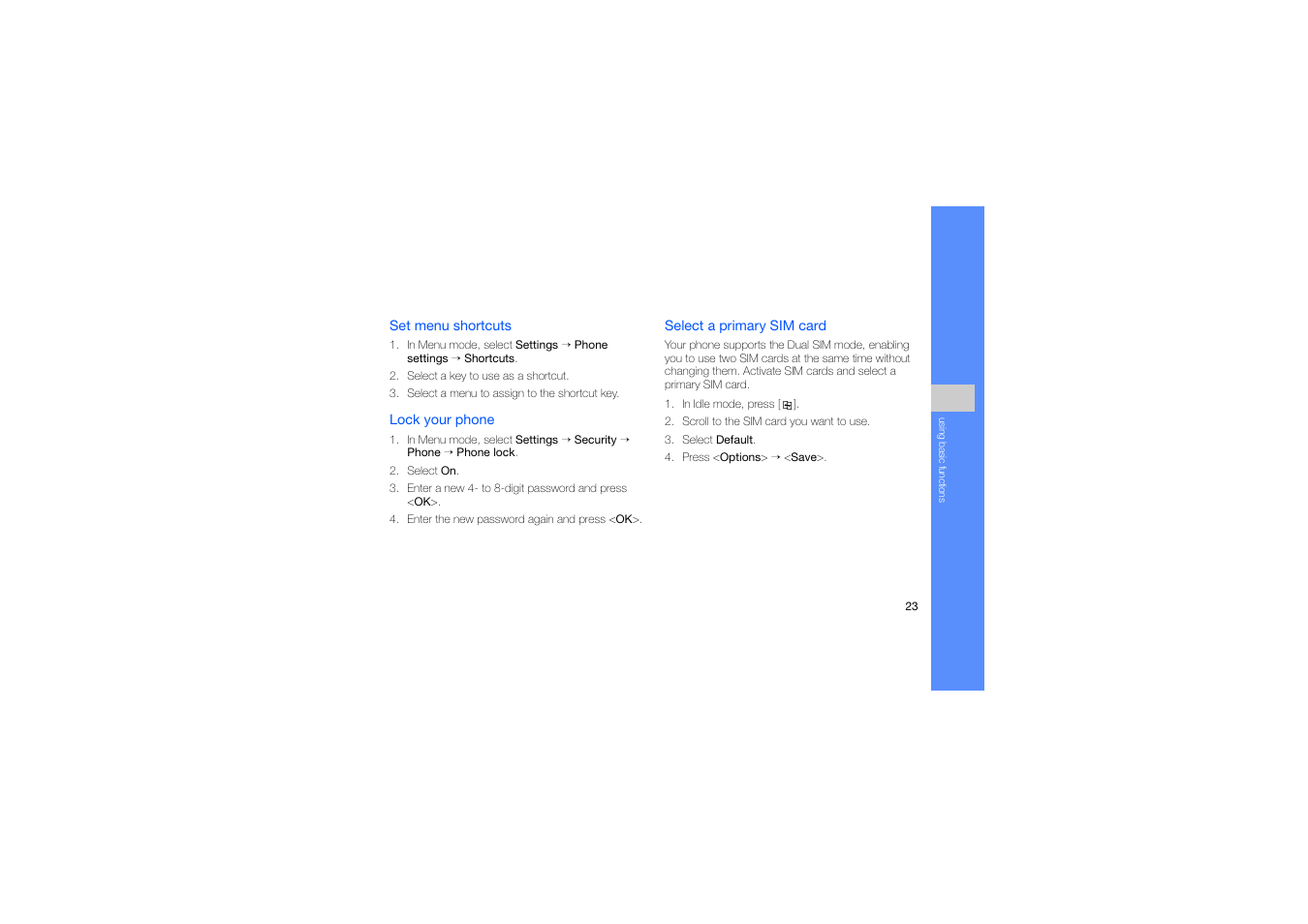 Samsung C5212 User Manual | Page 28 / 57