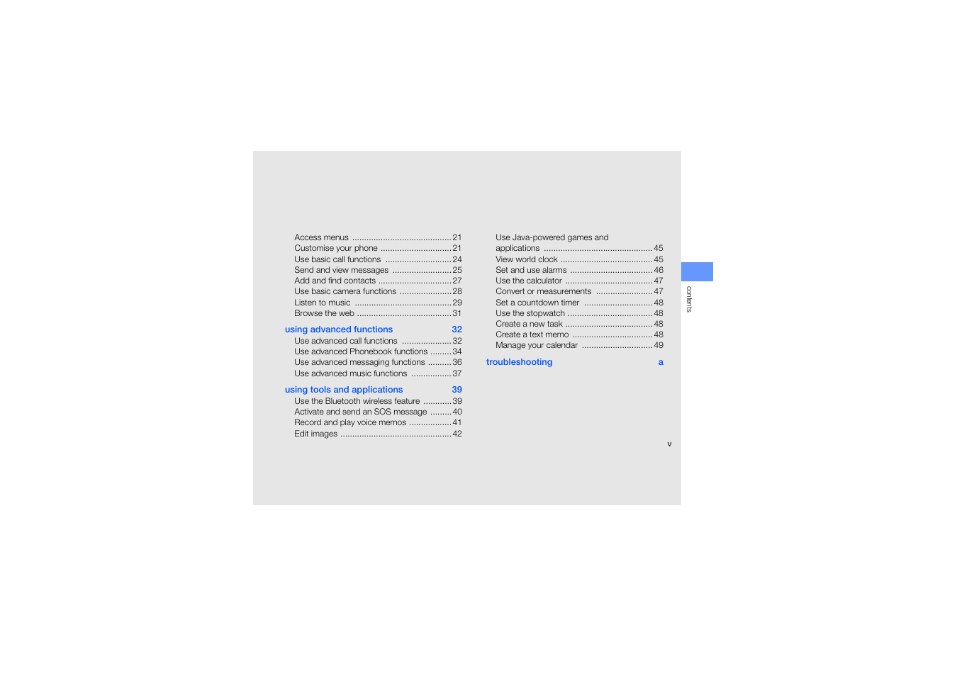 Samsung C5212 User Manual | Page 6 / 57