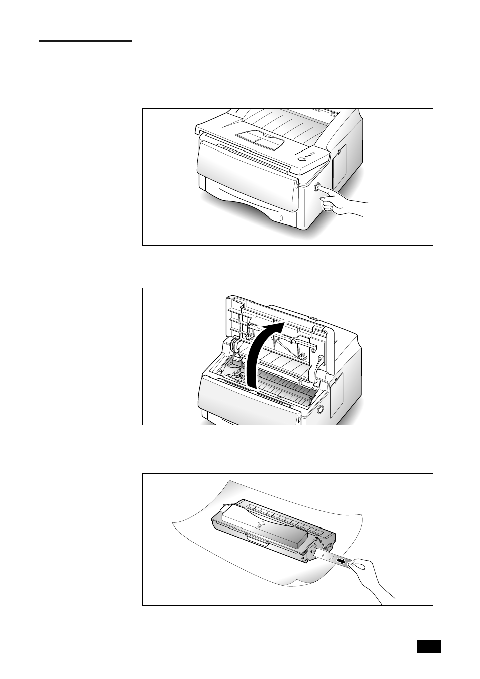 Installing the toner cartridge | Samsung ML--6100 User Manual | Page 18 / 106