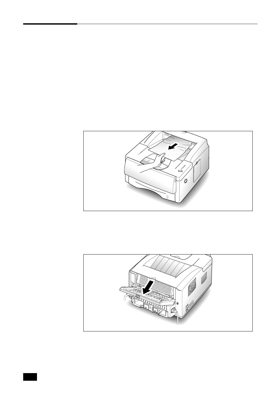 Clearing paper jams | Samsung ML--6100 User Manual | Page 69 / 106