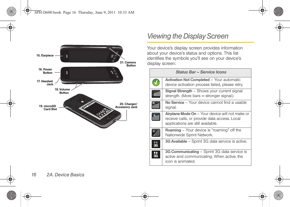 Viewing the display screen | Samsung D-44867 User Manual | Page 30 / 250