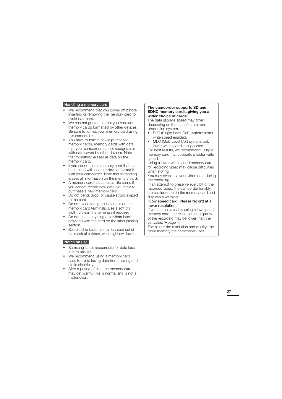 Samsung HMX-U20LN User Manual | Page 37 / 94