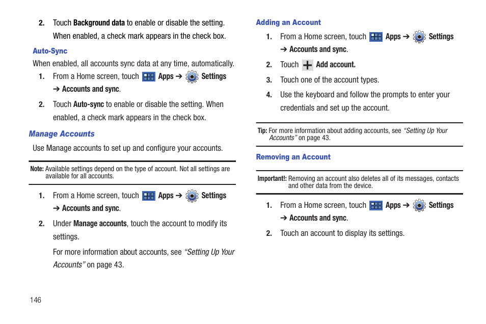 Samsung Galaxy Tab 8.9 User Manual | Page 150 / 188