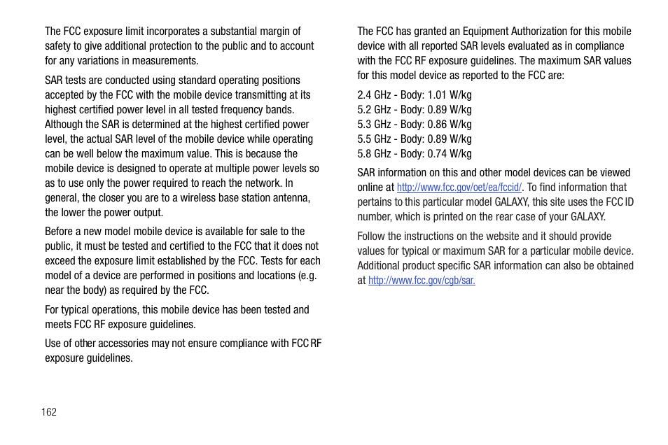 Samsung Galaxy Tab 8.9 User Manual | Page 166 / 188