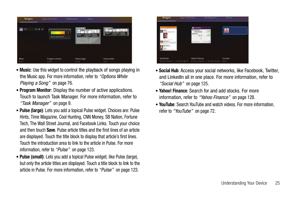 Samsung Galaxy Tab 8.9 User Manual | Page 29 / 188