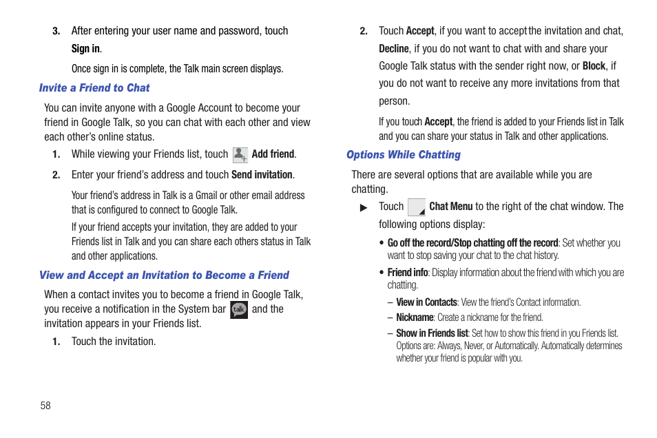 Samsung Galaxy Tab 8.9 User Manual | Page 62 / 188