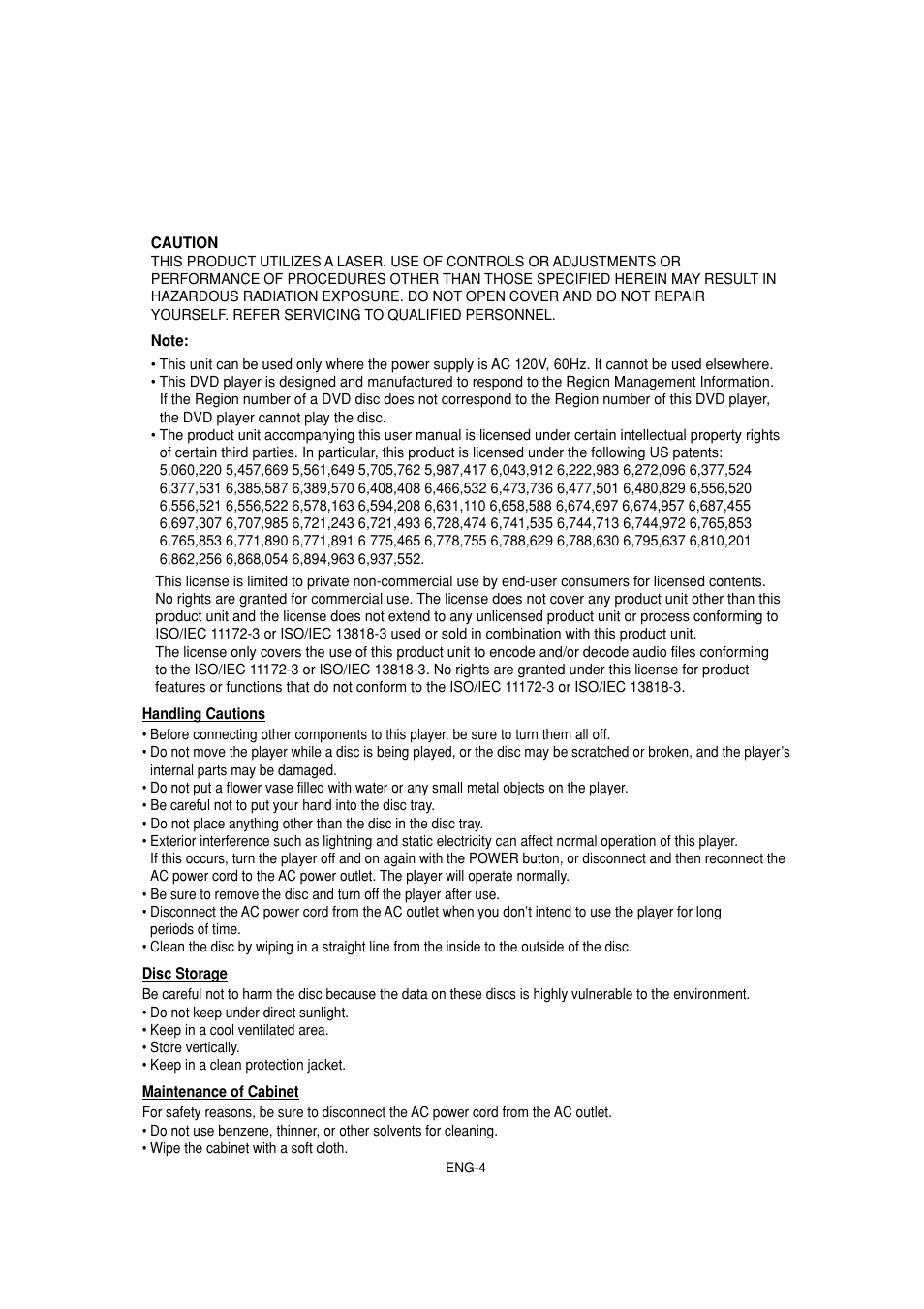 Samsung DVD-HD870C User Manual | Page 4 / 62