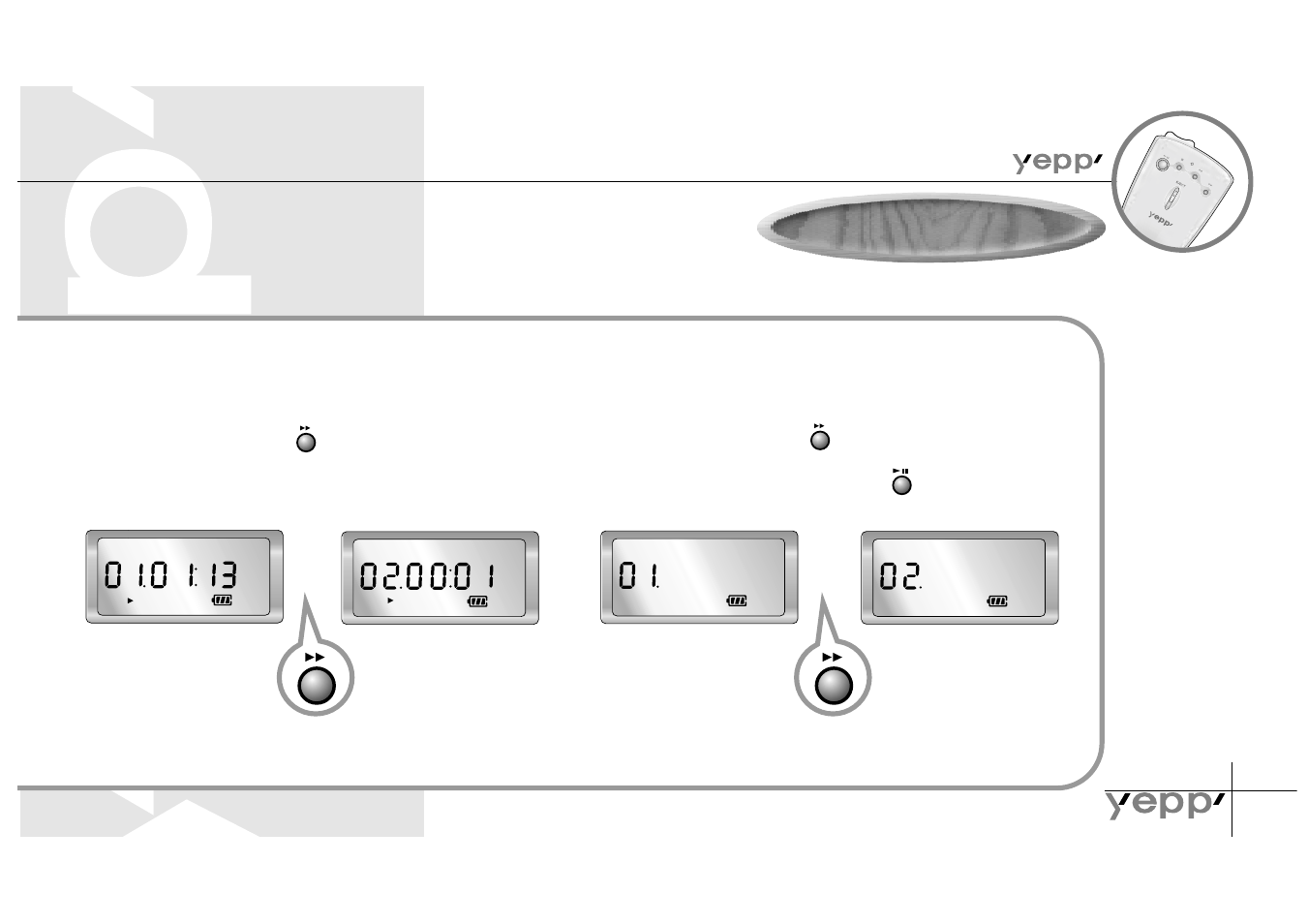 Basic functions | Samsung Yepp YP-NEU User Manual | Page 13 / 48